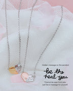 Heart Message Necklace