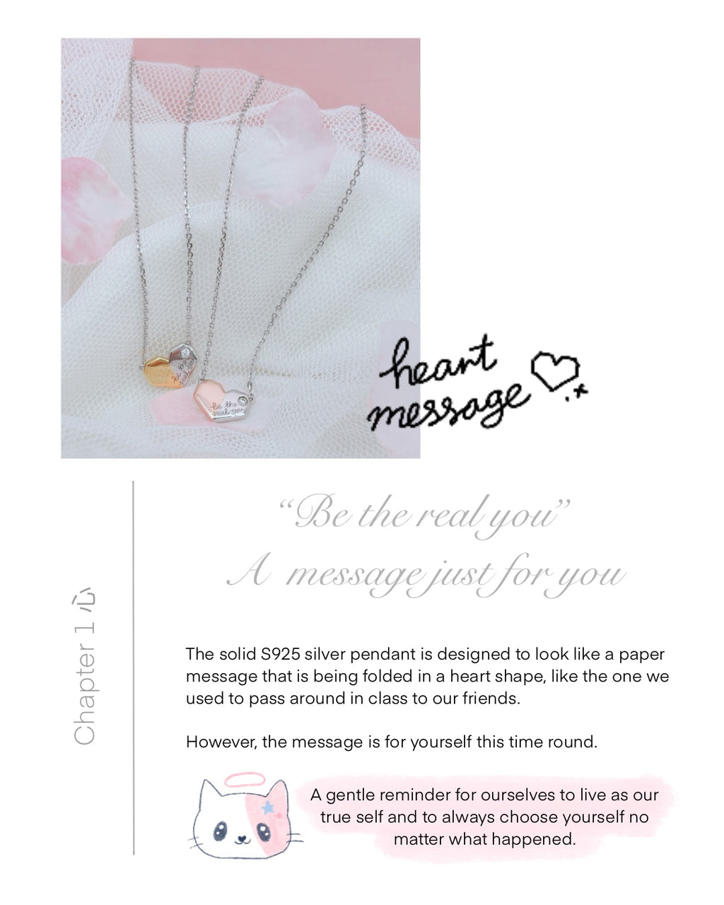 Heart Message Necklace