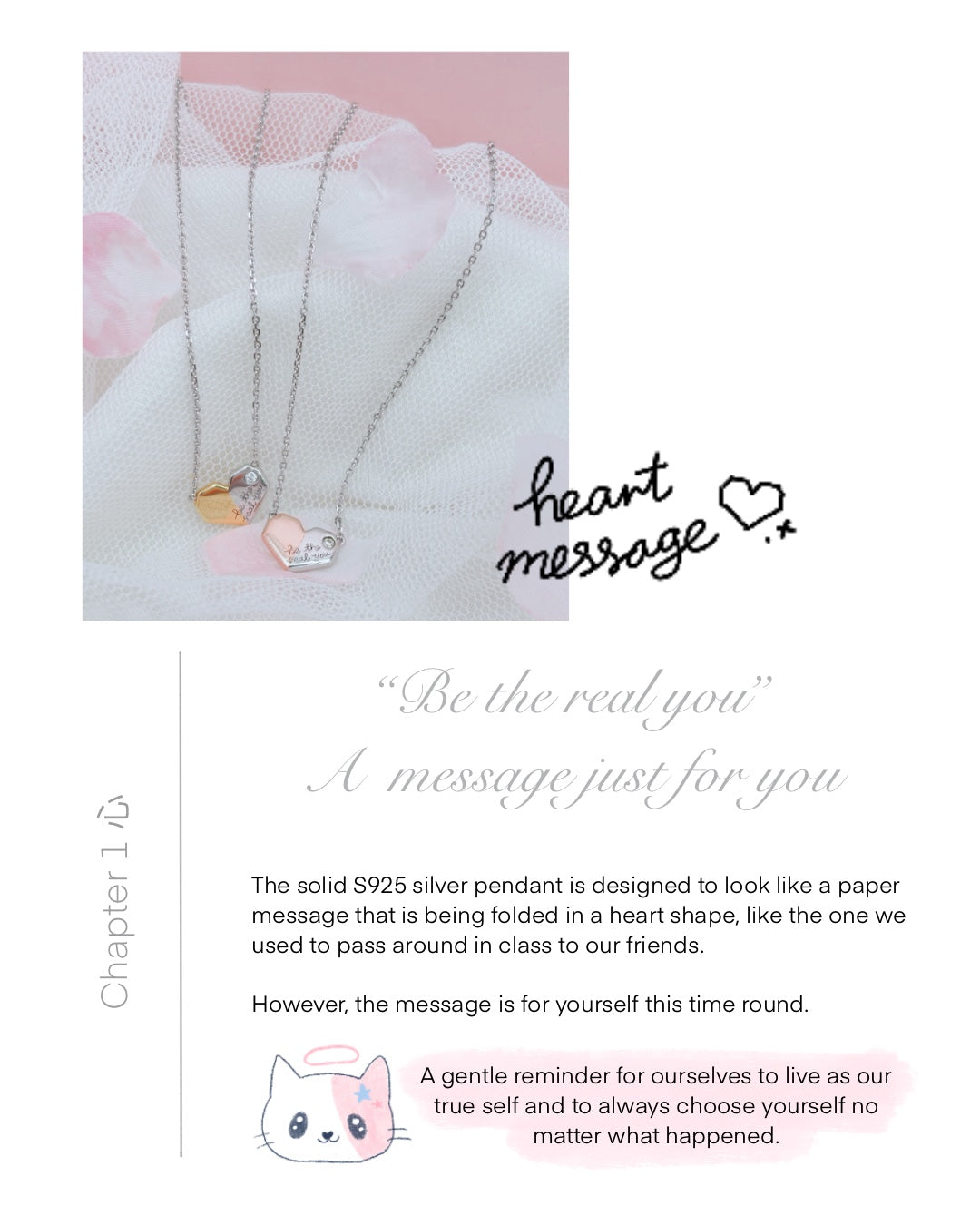 Heart Message Necklace