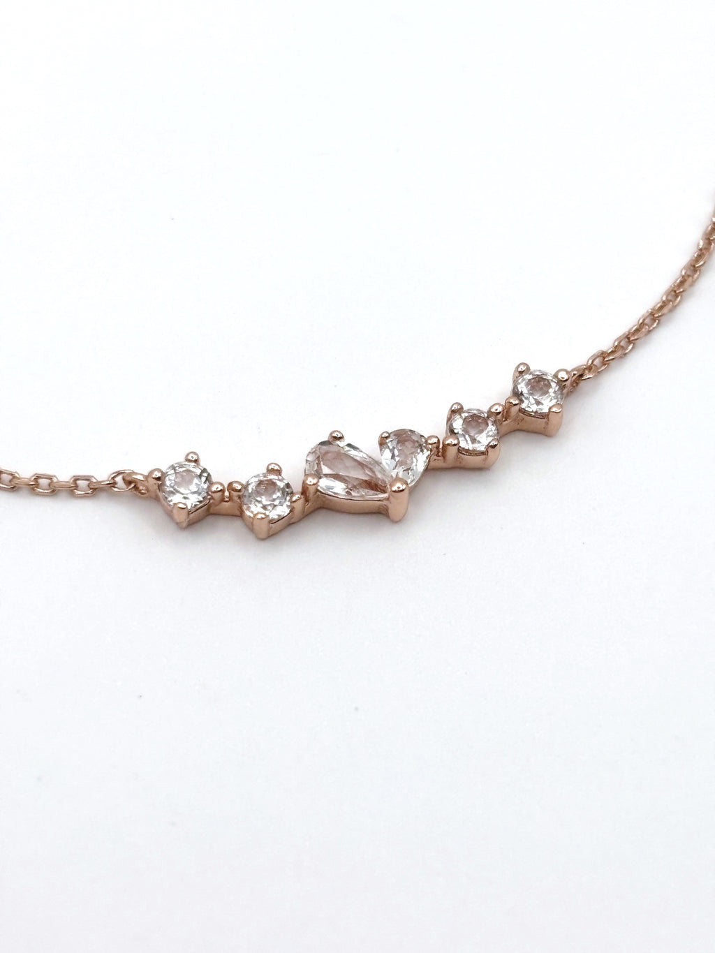 Twinkling Heart Bracelet- Rose Gold