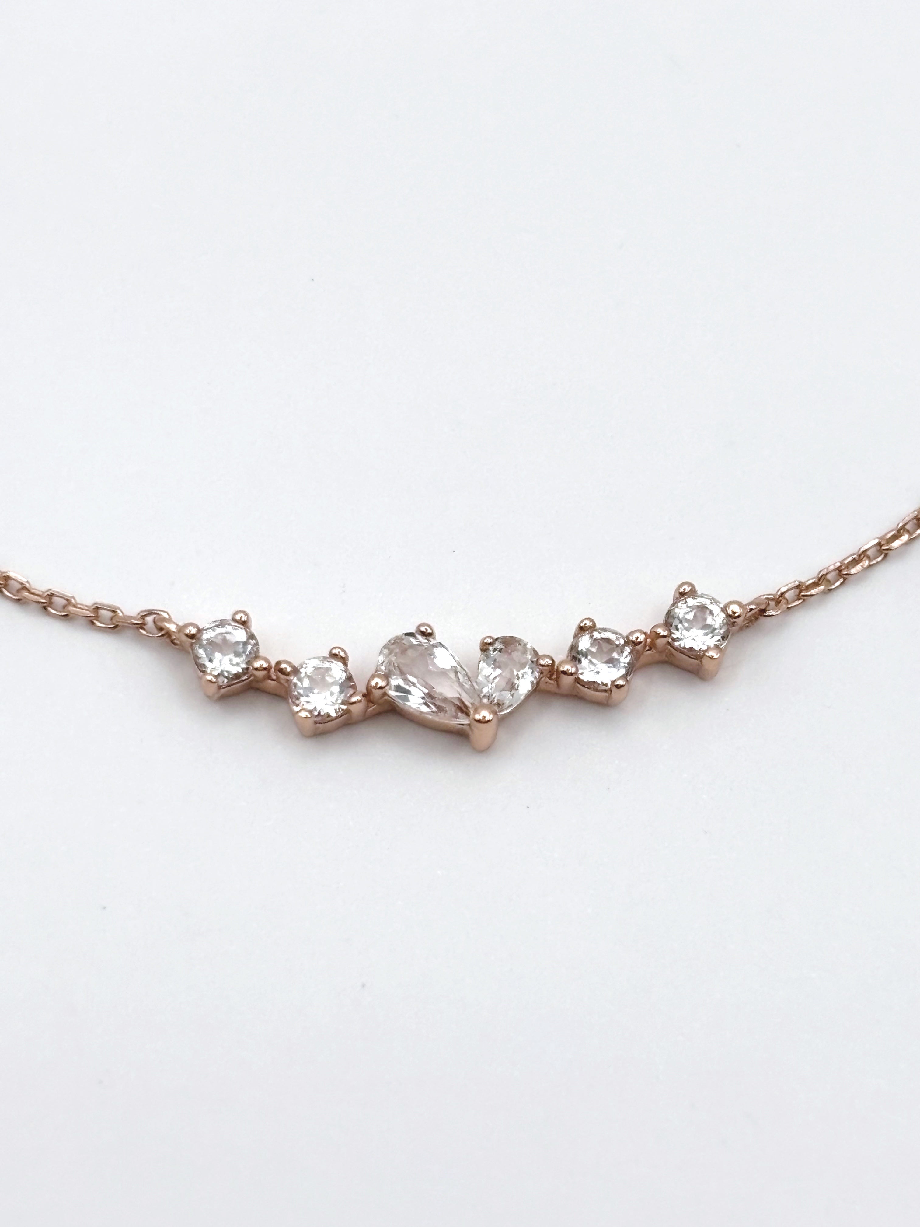 Twinkling Heart Bracelet- Rose Gold